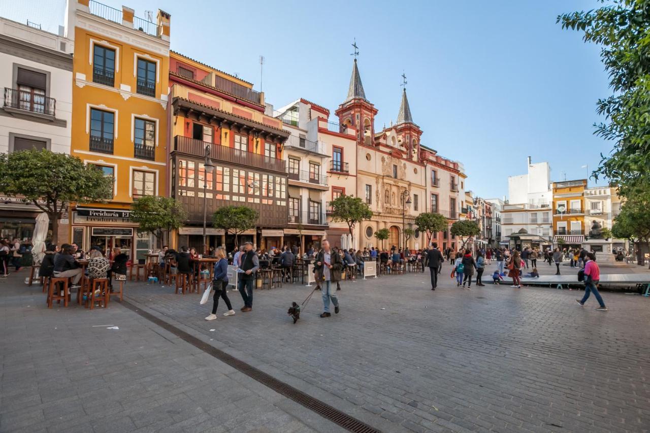 Acogedor Apartamento Junto A La Plaza Del Salvador Sevilla Bagian luar foto